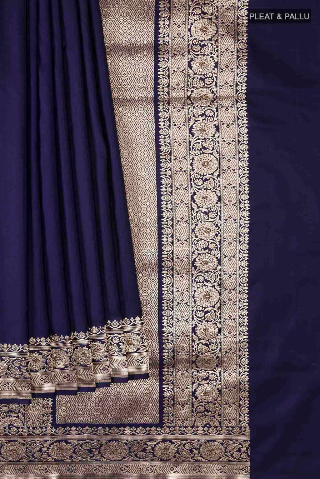 pleats pallu
