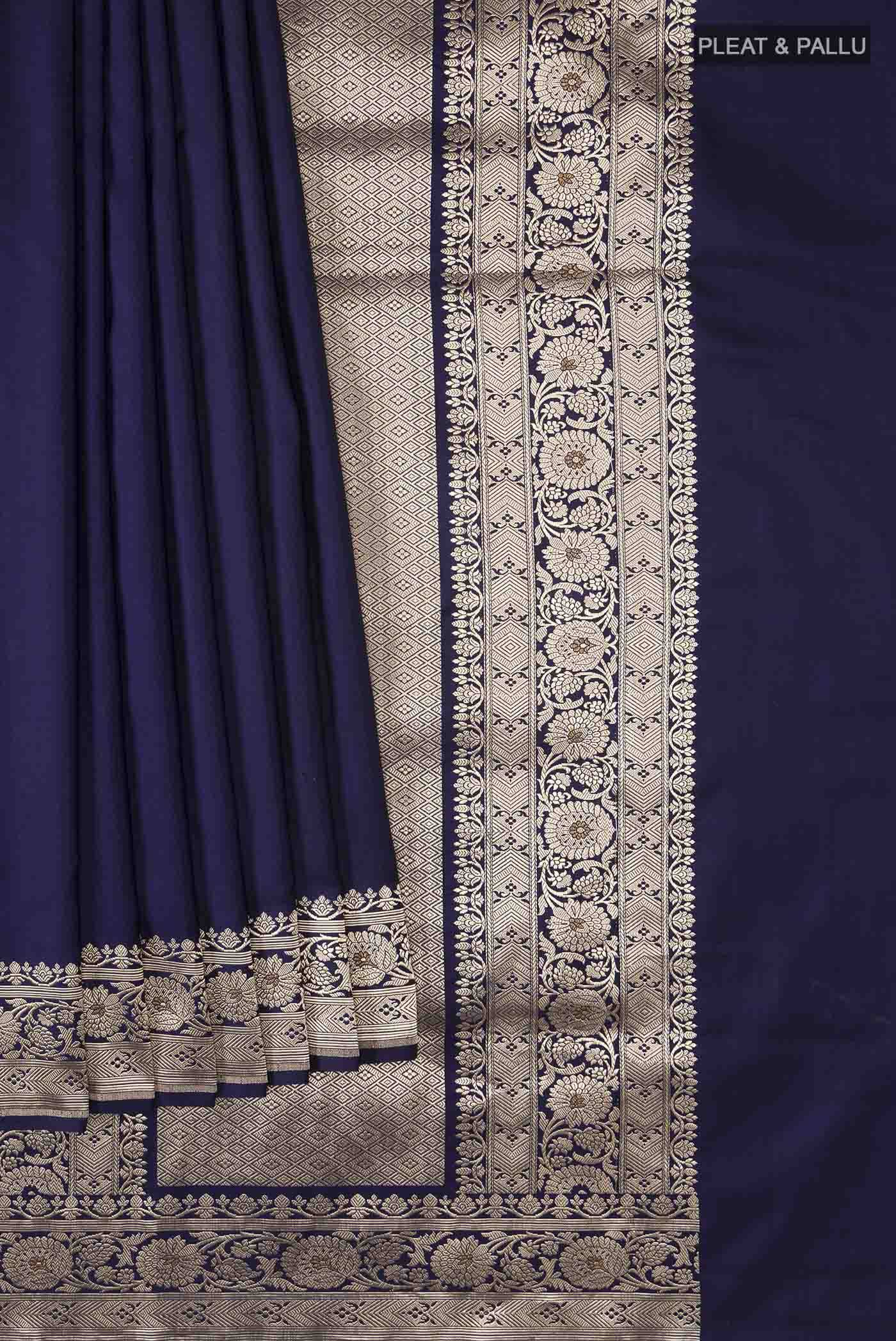 pleats pallu