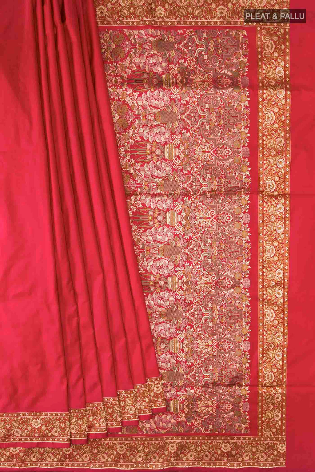 pleats pallu