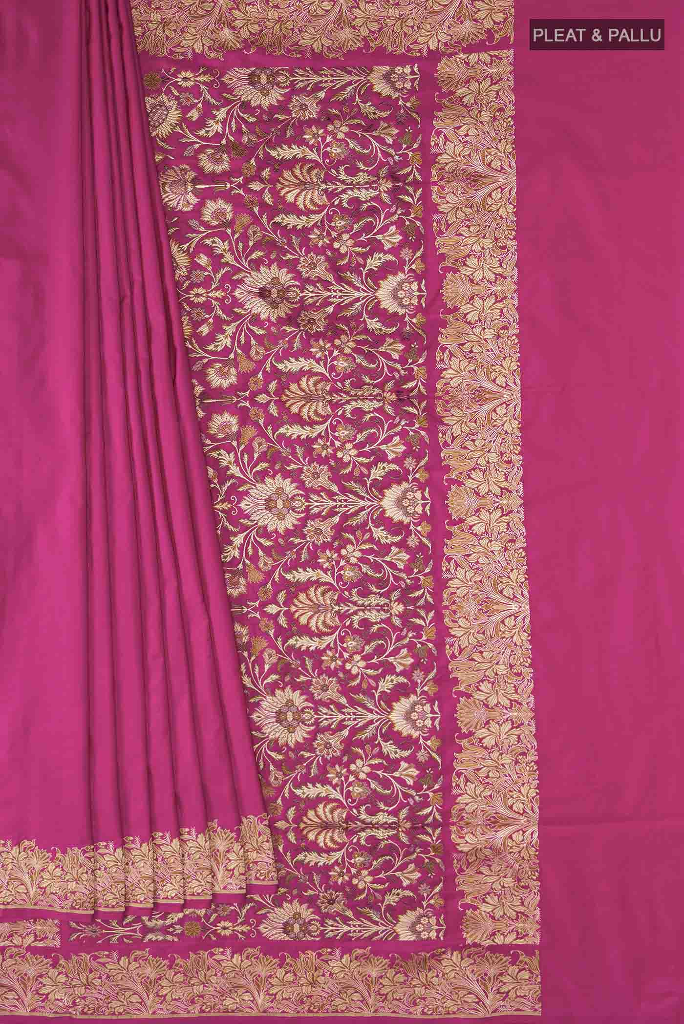 pleats pallu