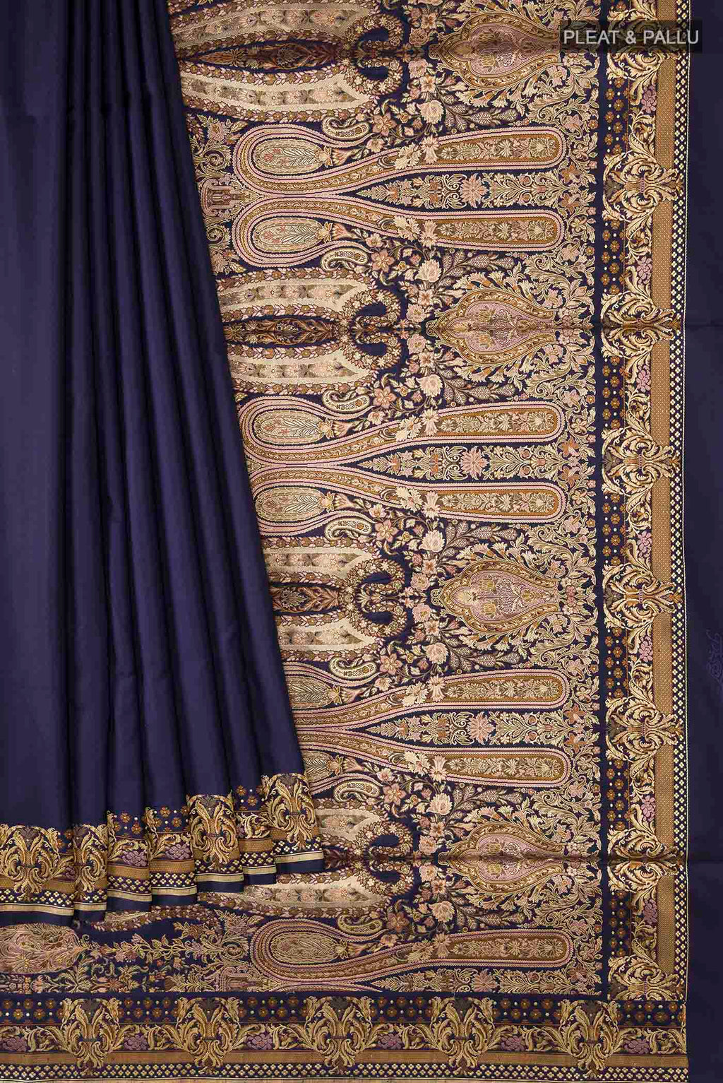 pleats pallu
