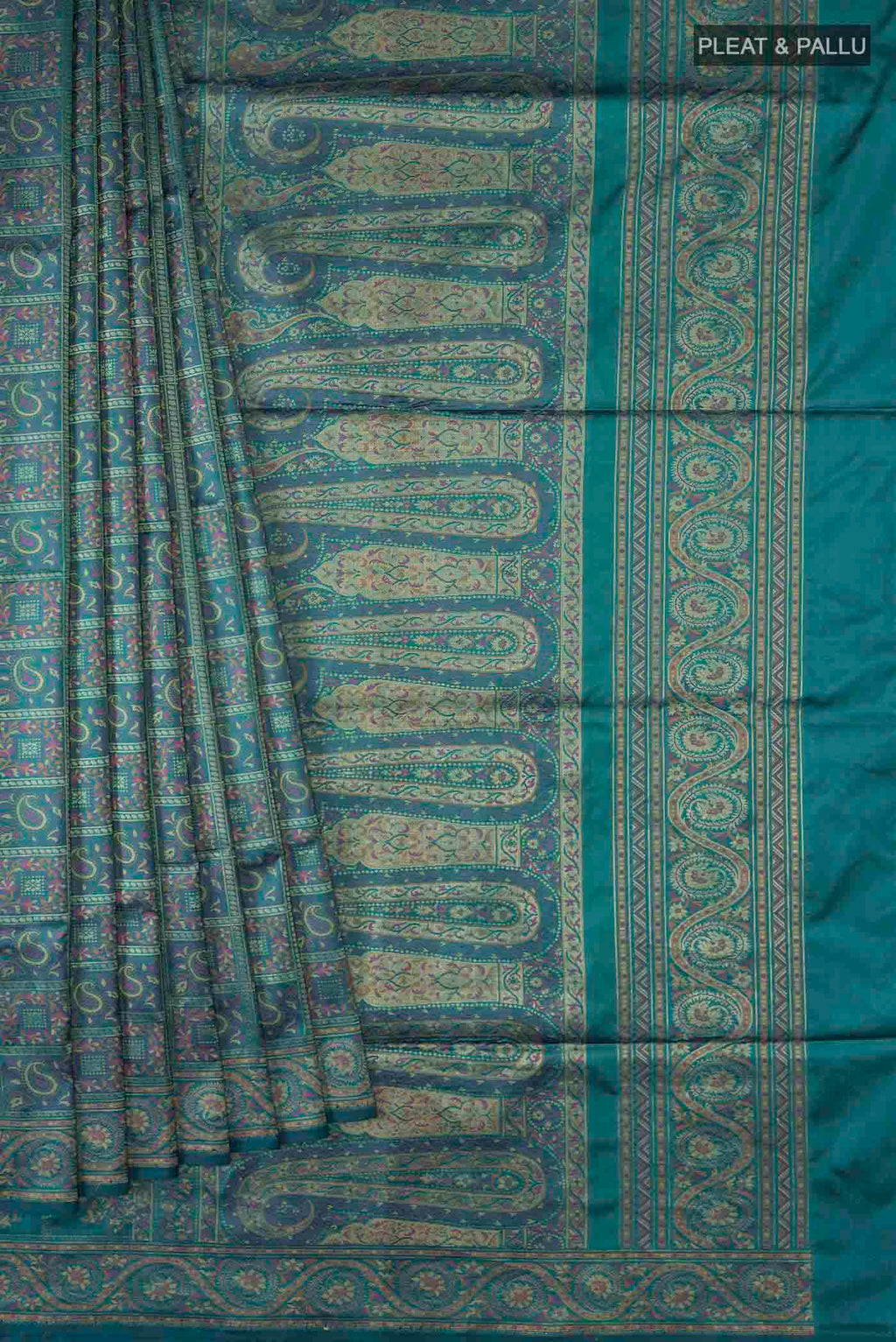 pleats pallu