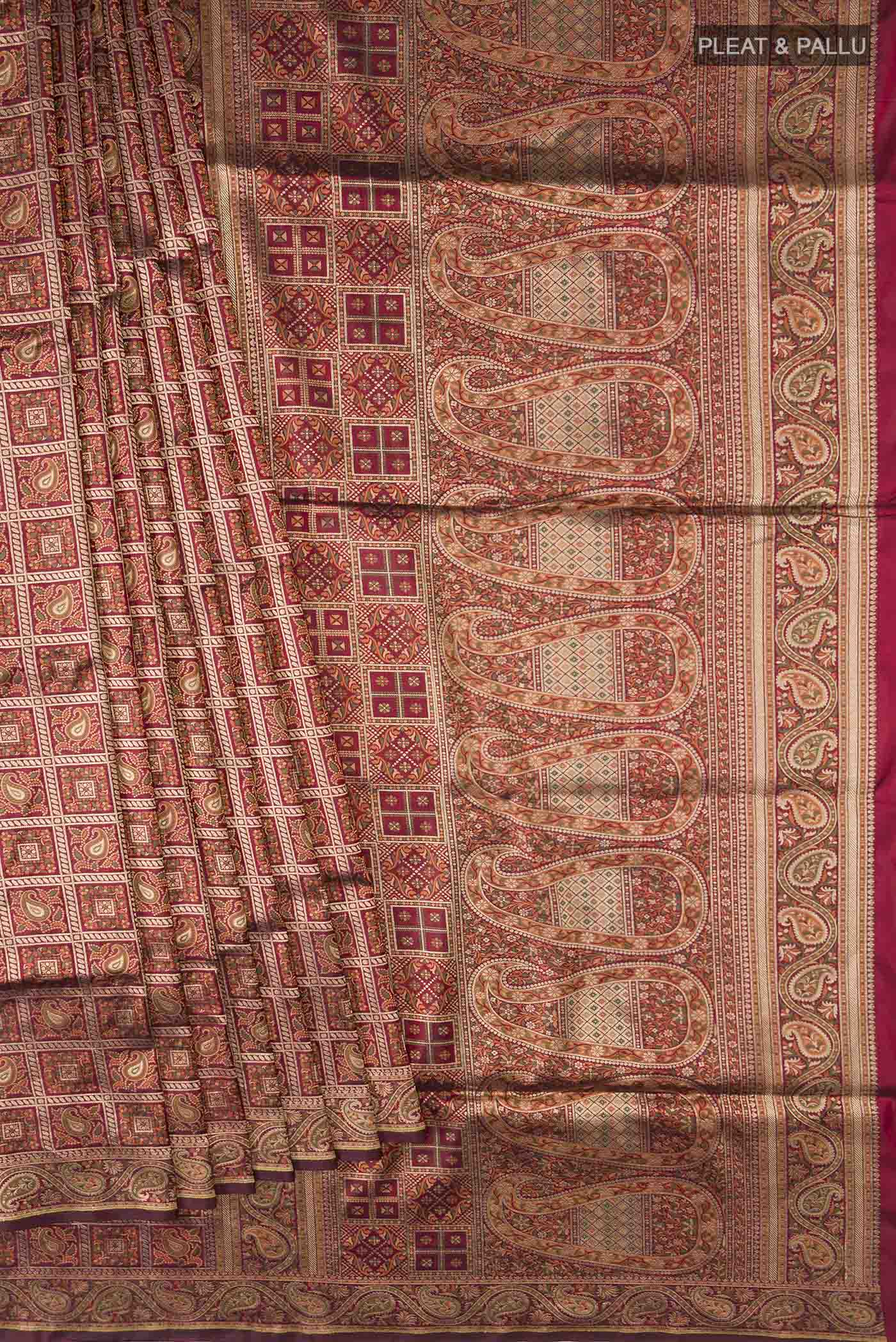 pleats pallu