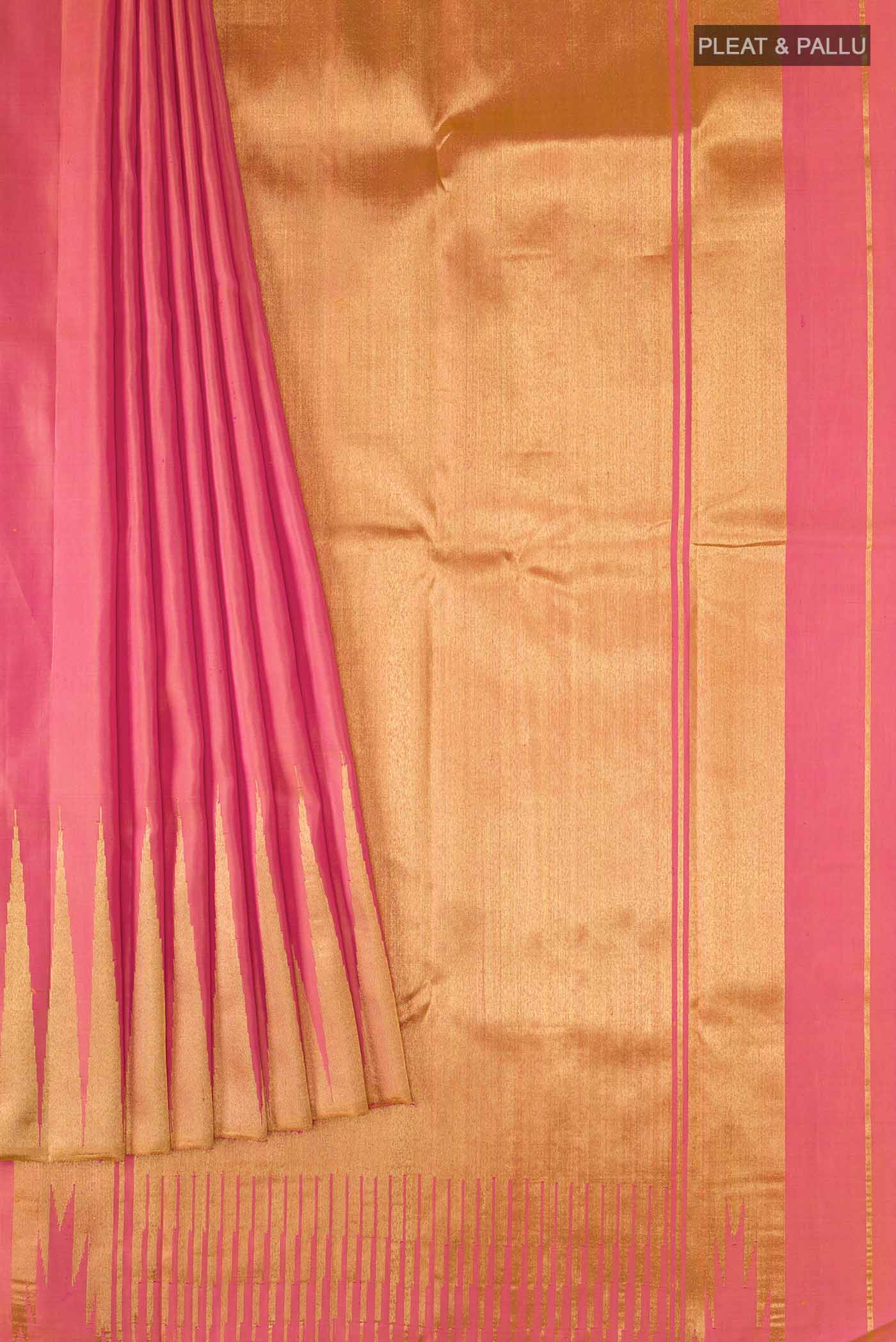 pleats pallu