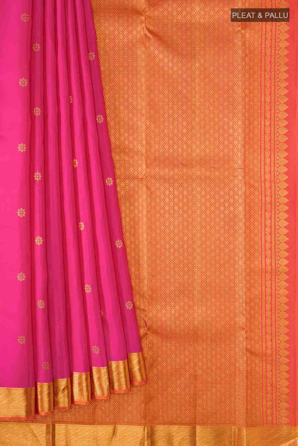 pleats pallu