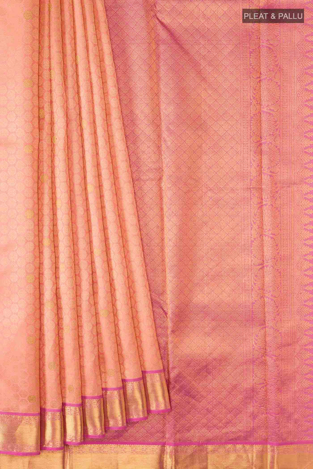 pleats pallu