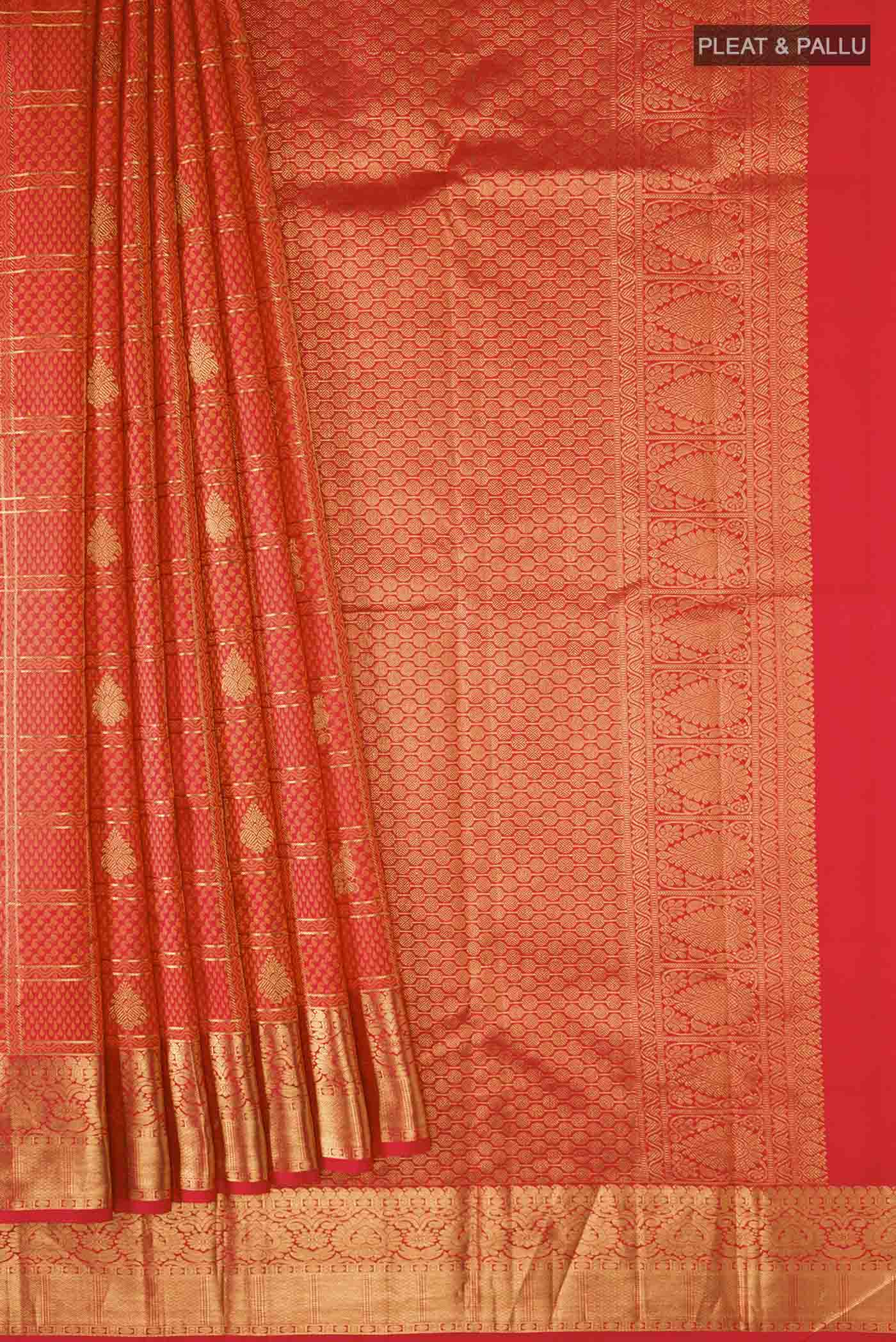 pleats pallu