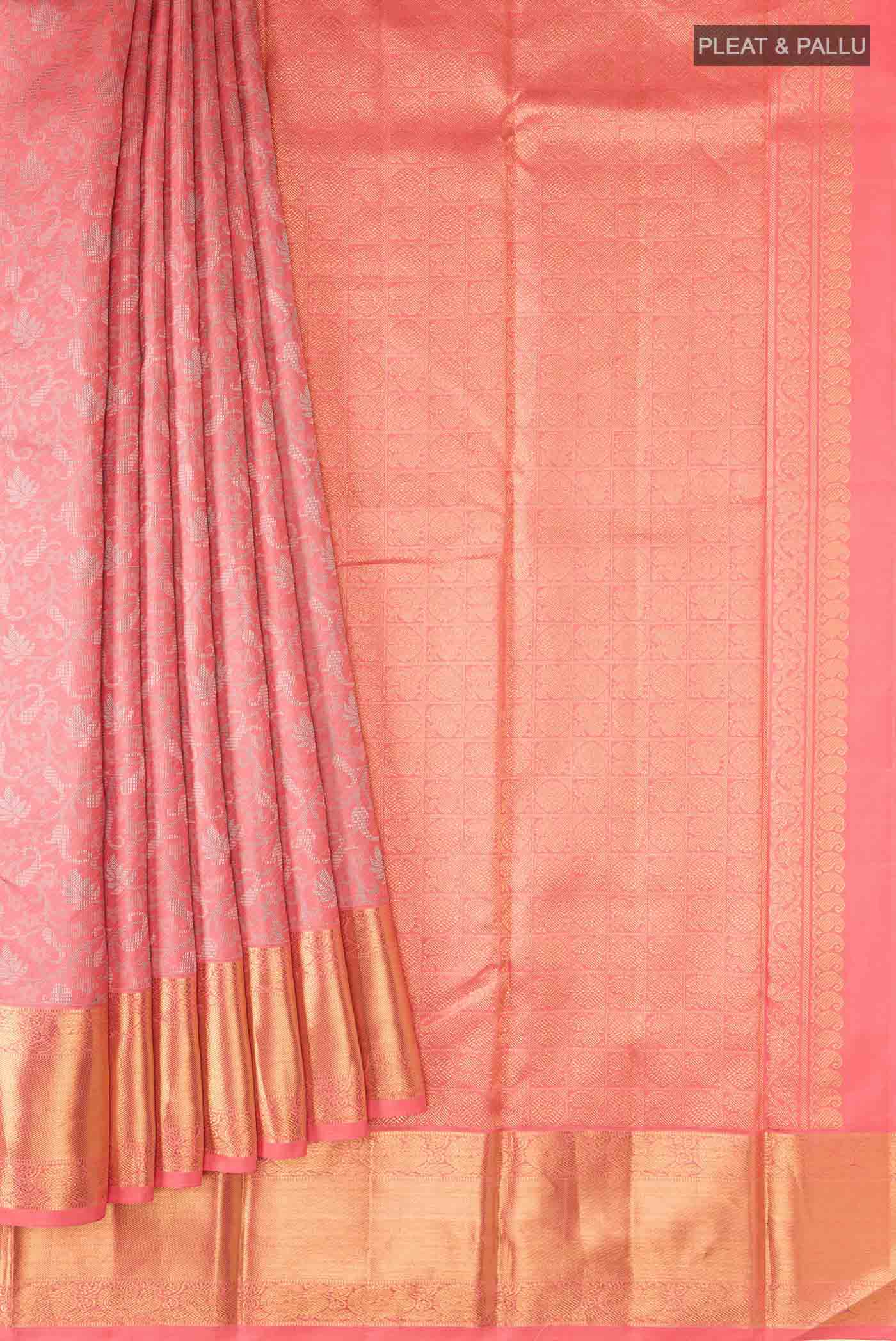 pleats pallu