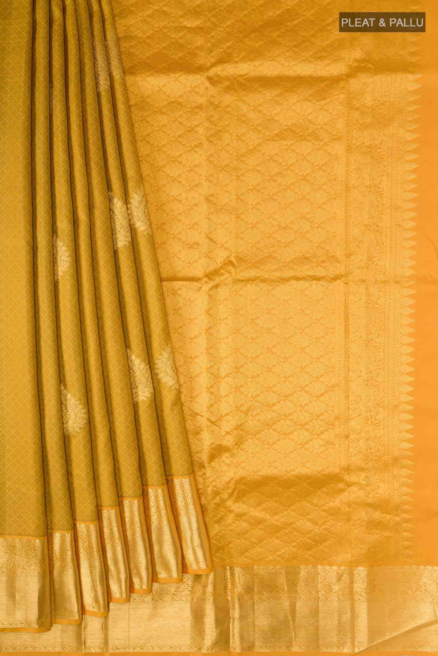 pleats pallu