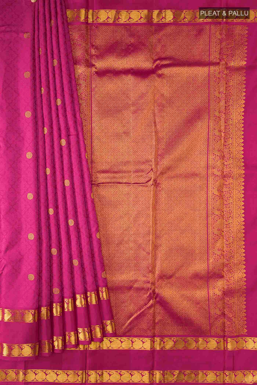 pleats pallu