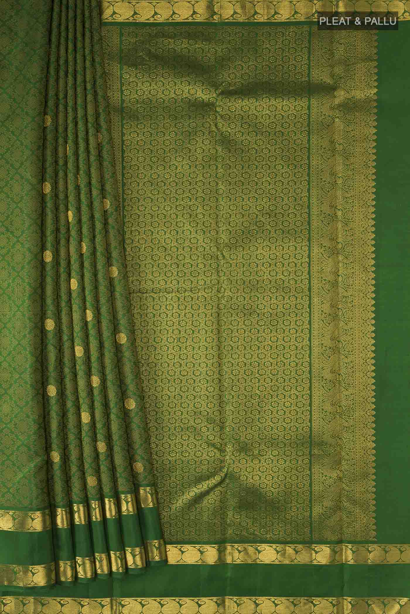 pleats pallu