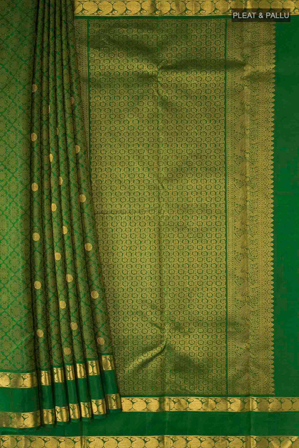pleats pallu