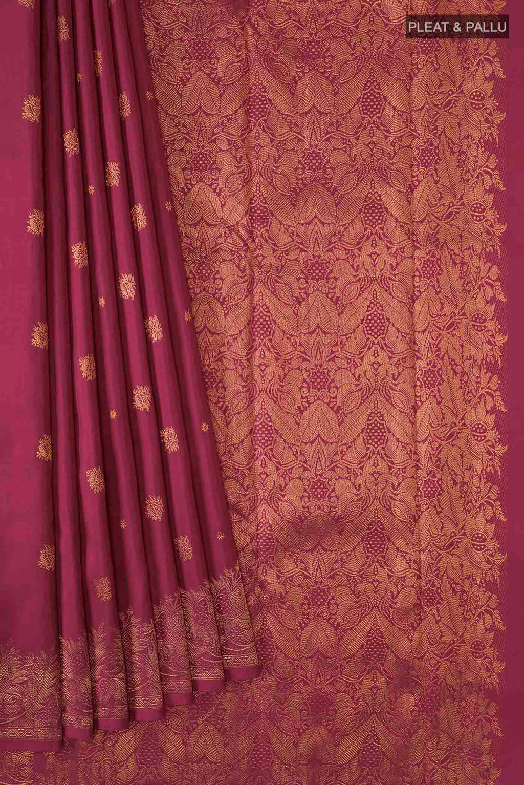 pleats pallu