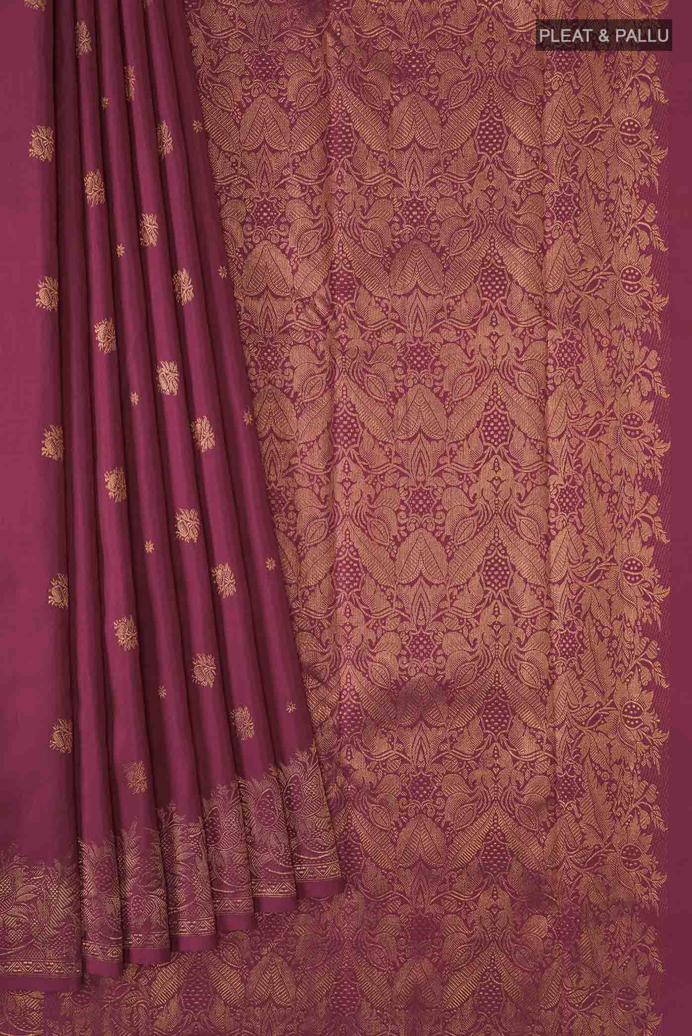 pleats pallu