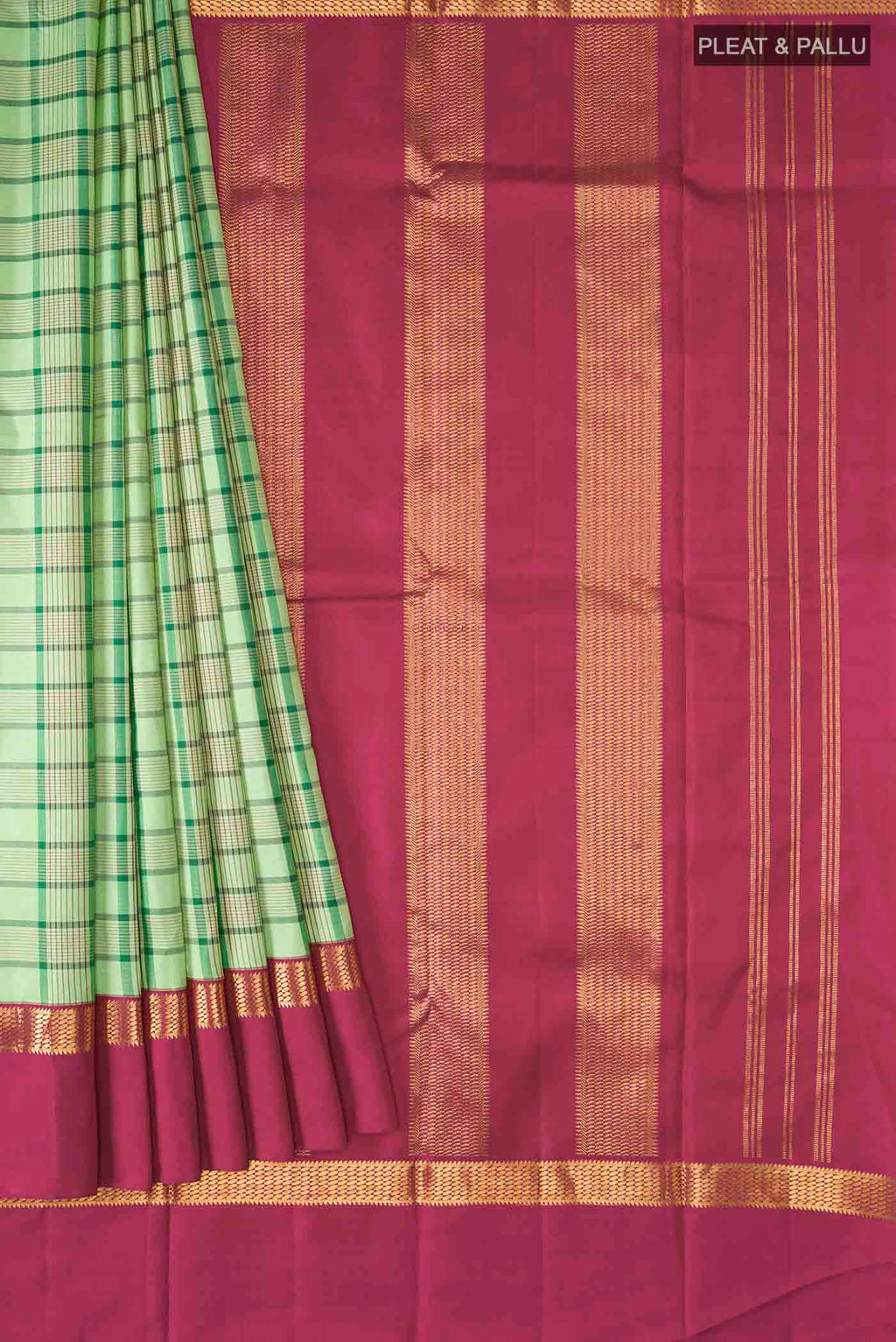 pleats pallu