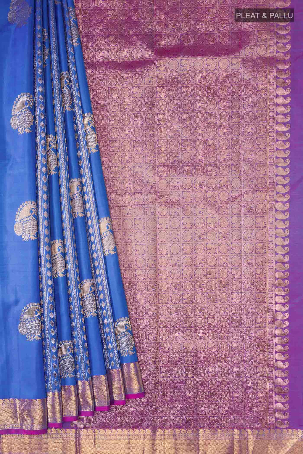 pleats pallu