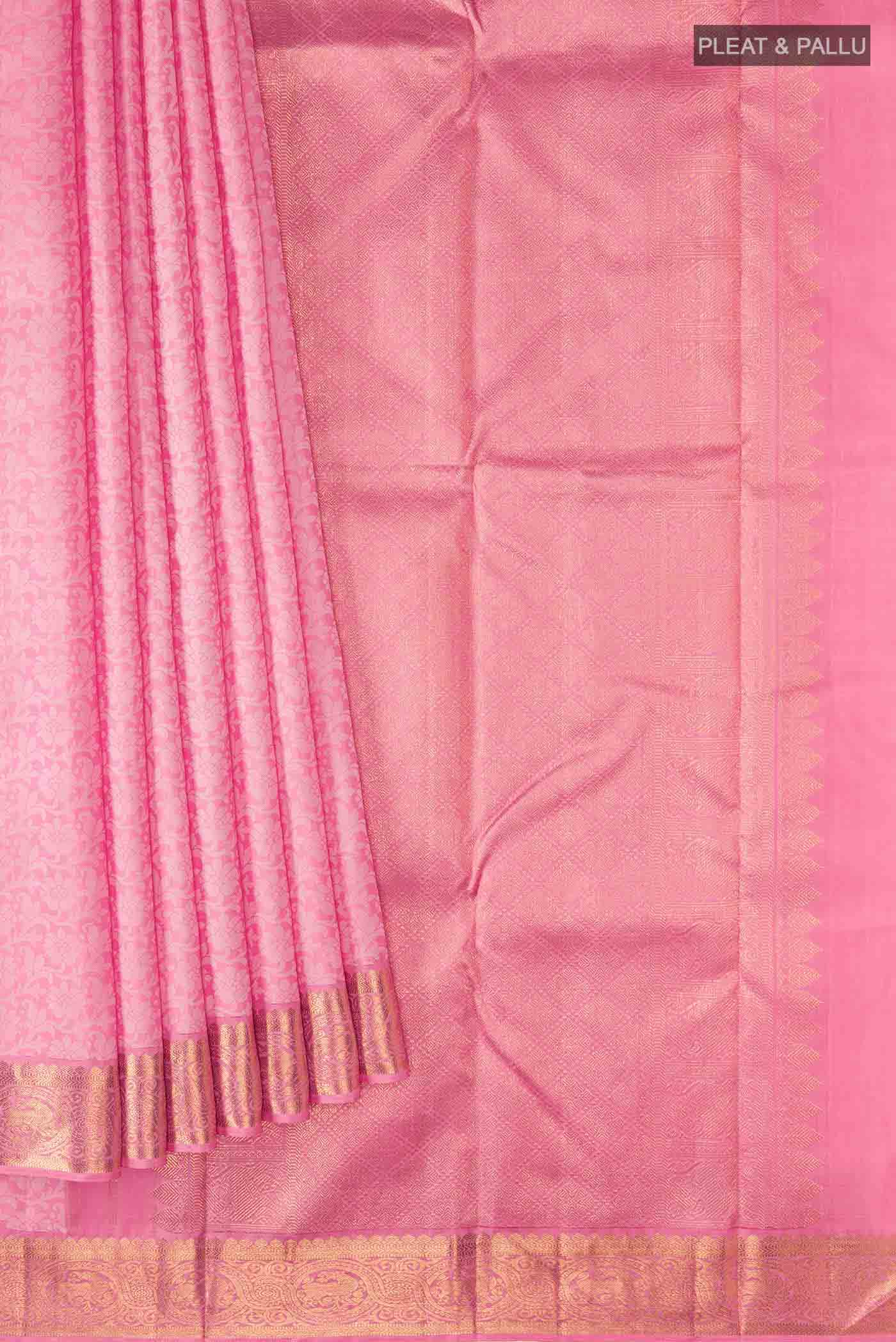 pleats pallu