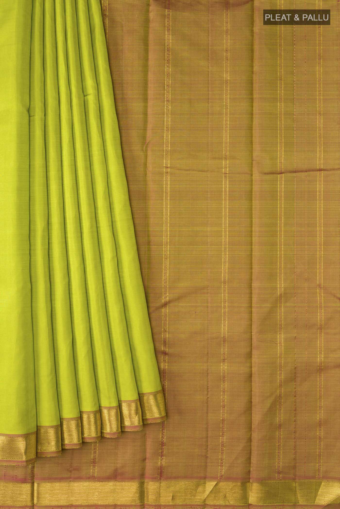 pleats pallu