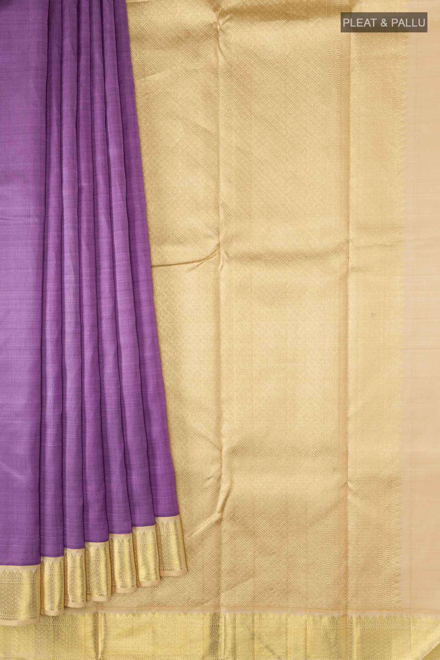 pleats pallu