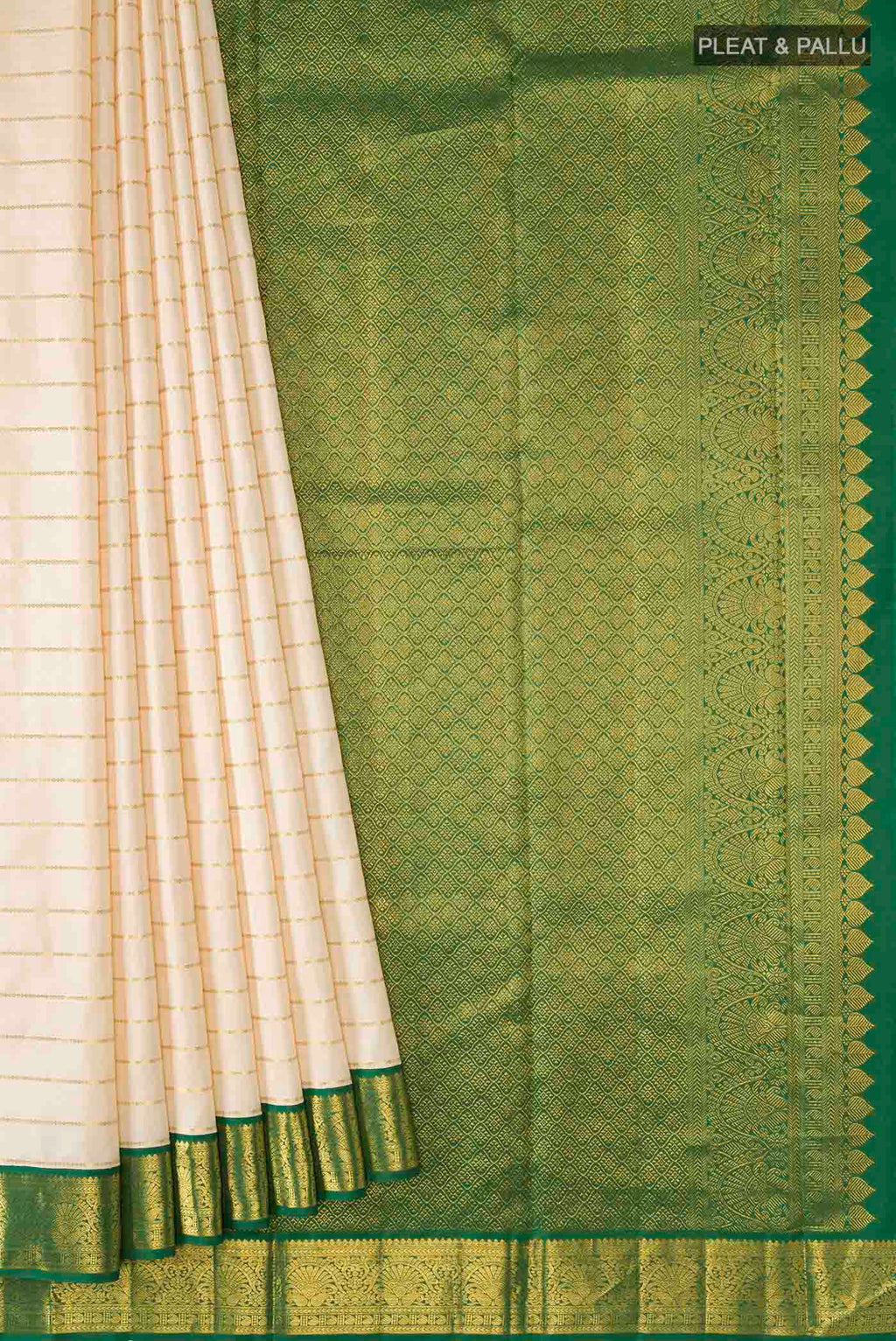 pleats pallu