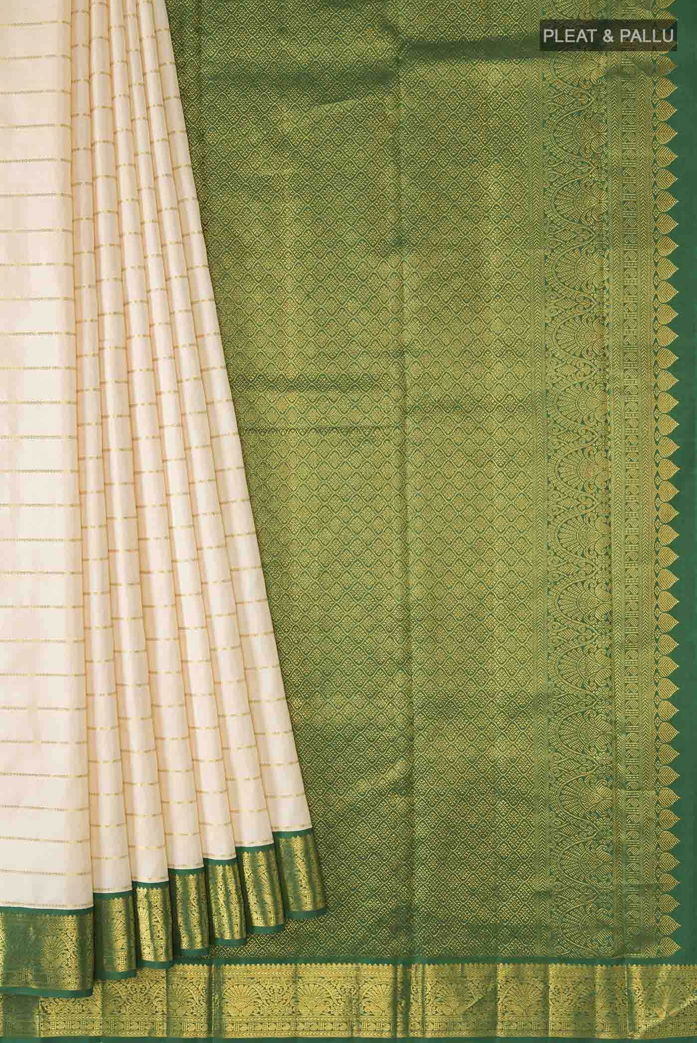 pleats pallu