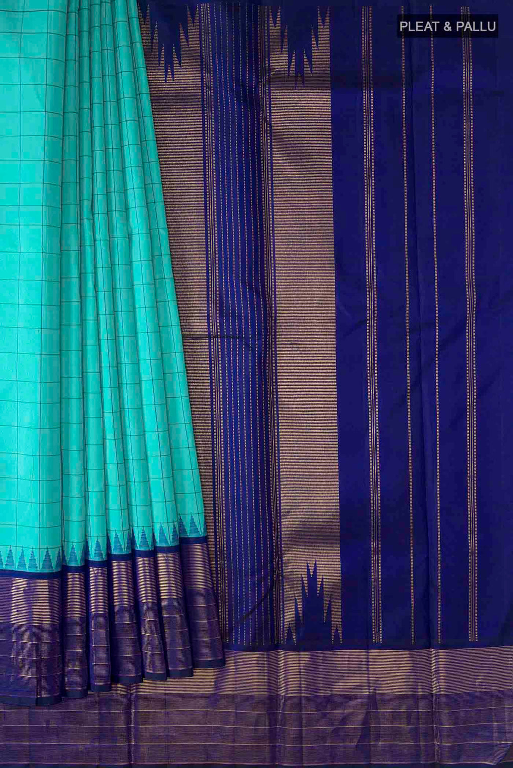 pleats pallu