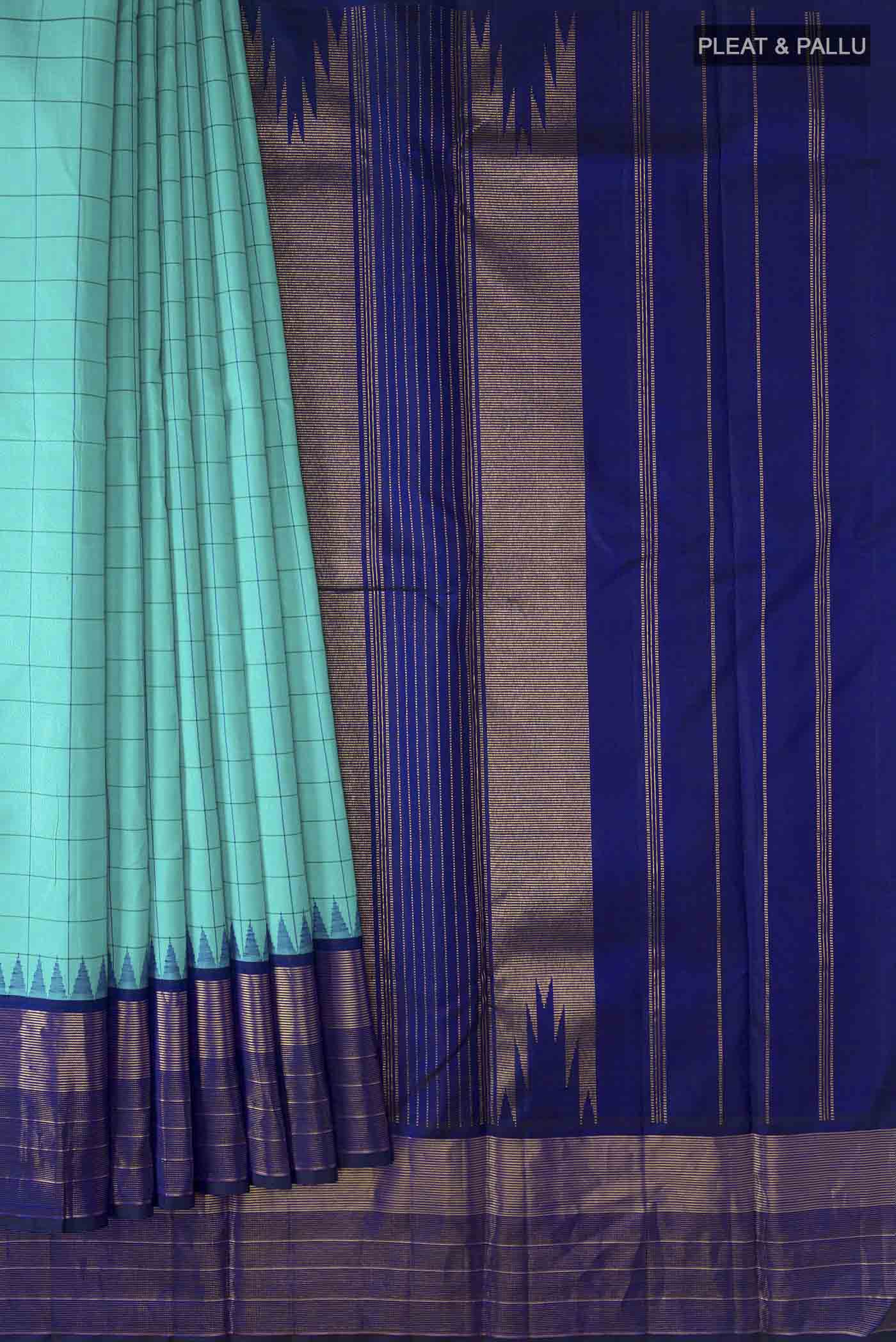 pleats pallu