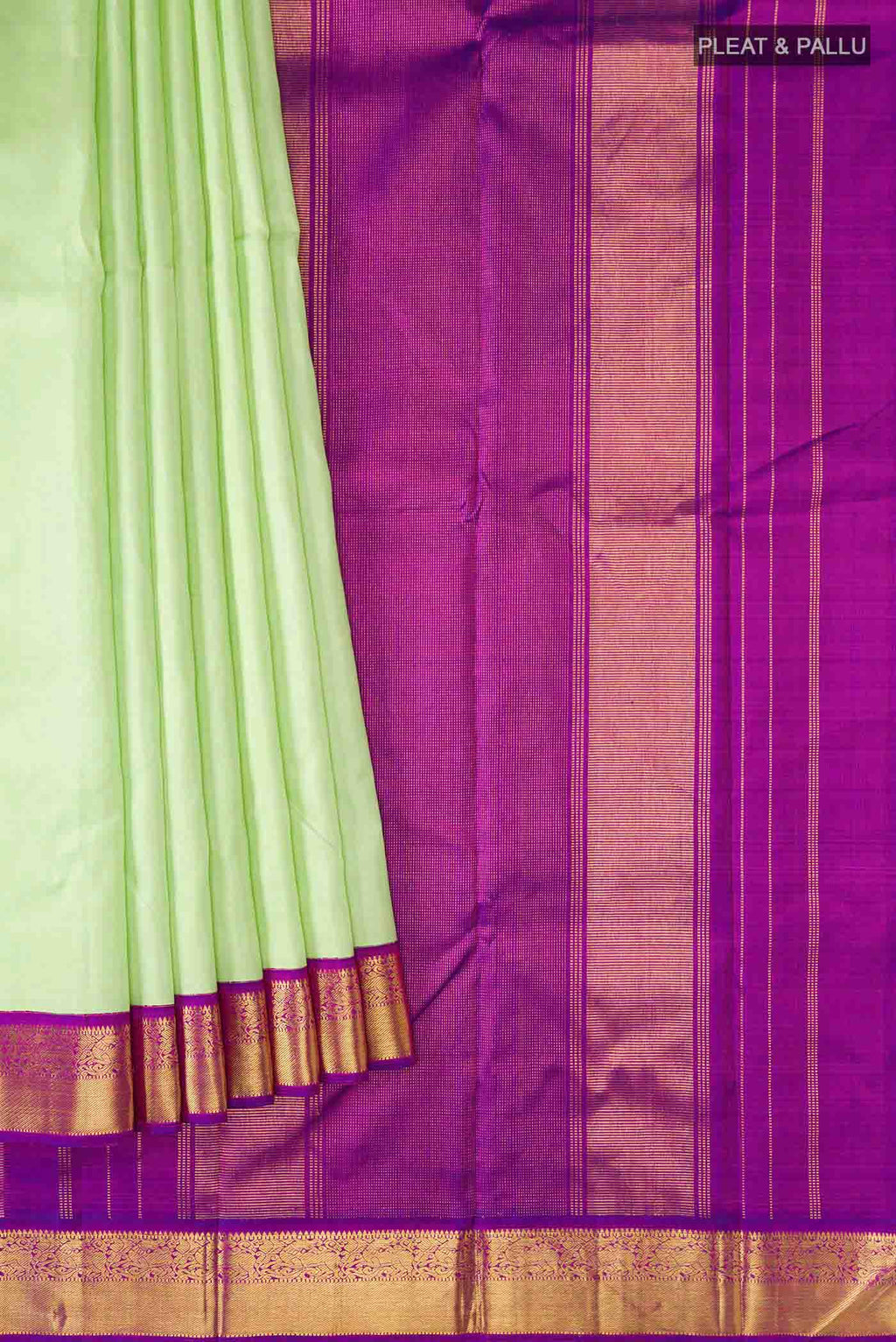 pleats pallu