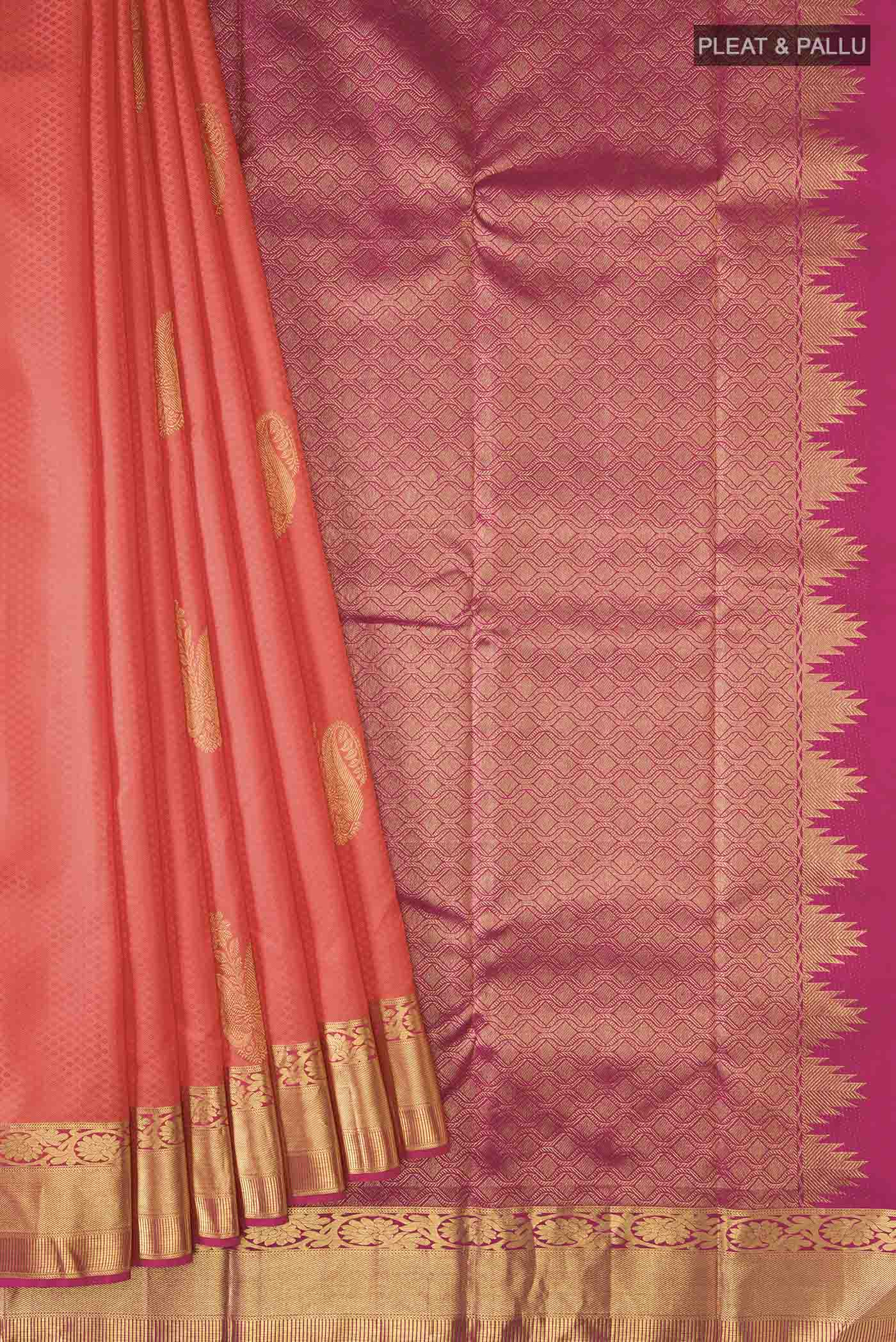pleats pallu