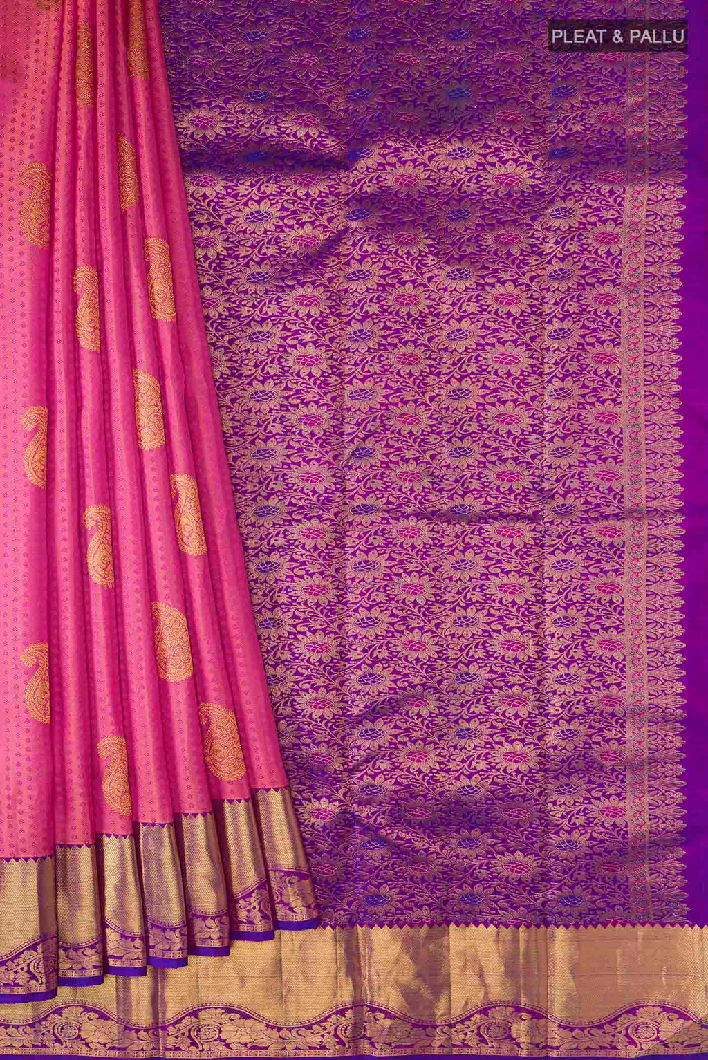 pleats pallu