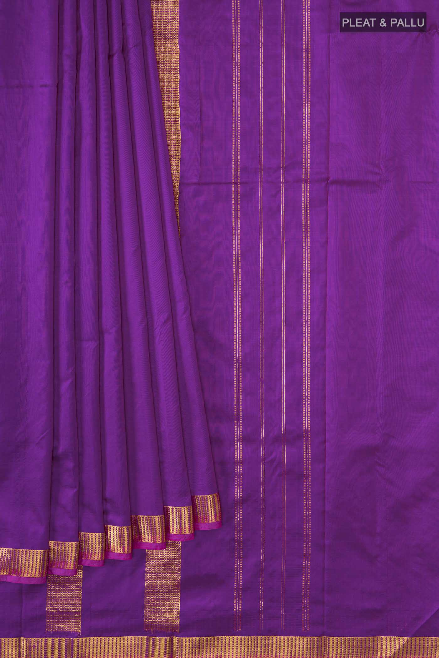 pleats pallu