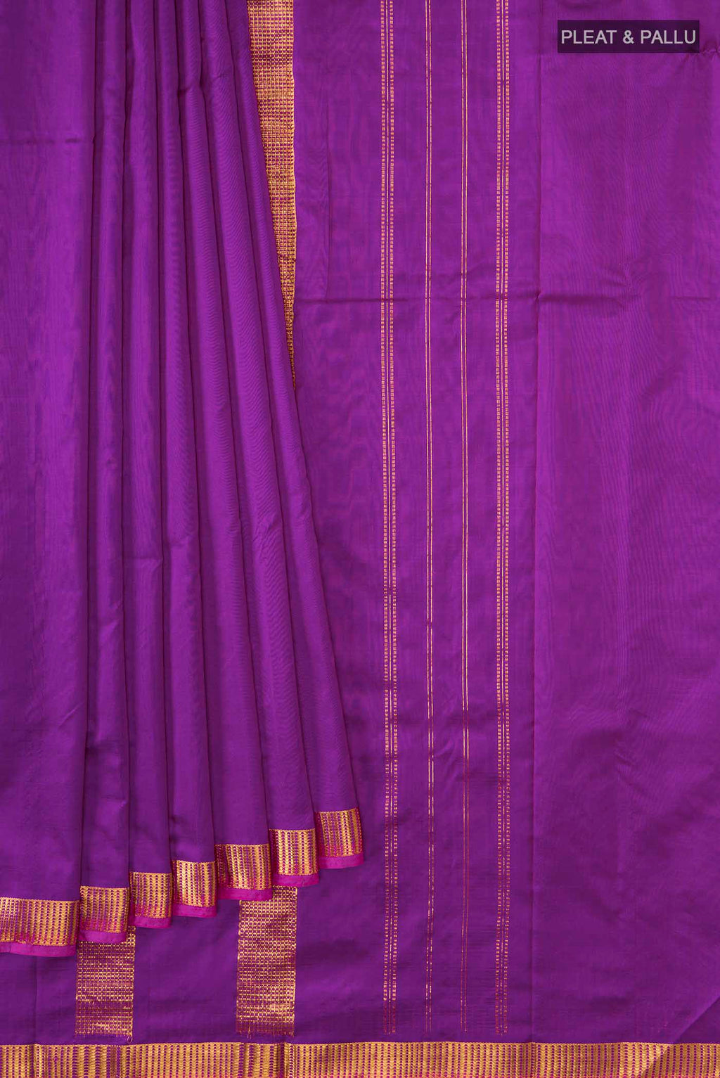 pleats pallu