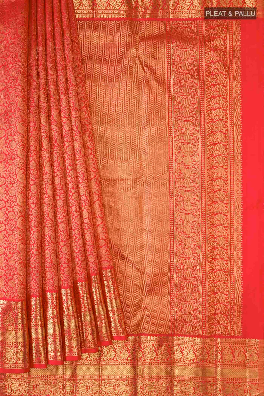 pleats pallu