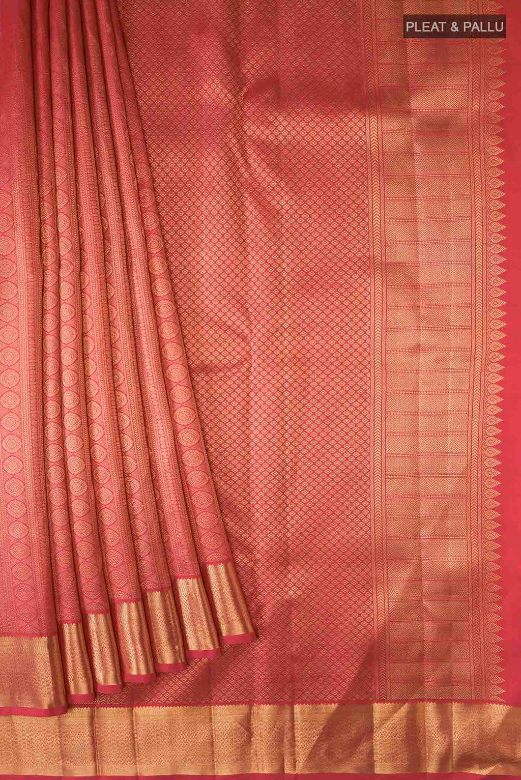 pleats pallu