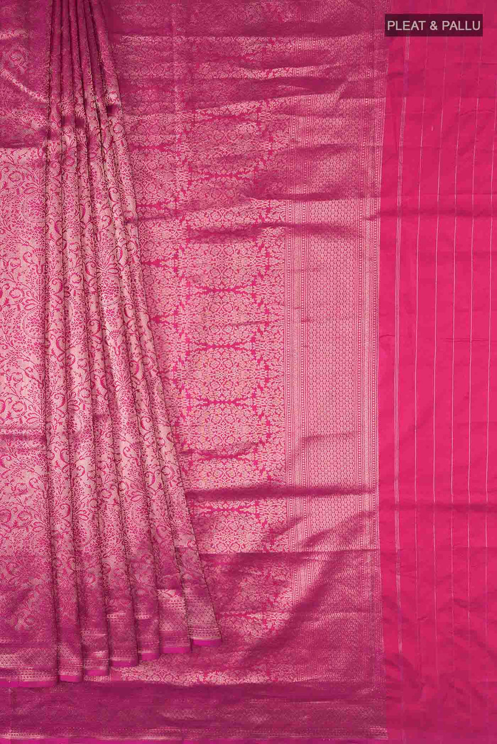 pleats pallu