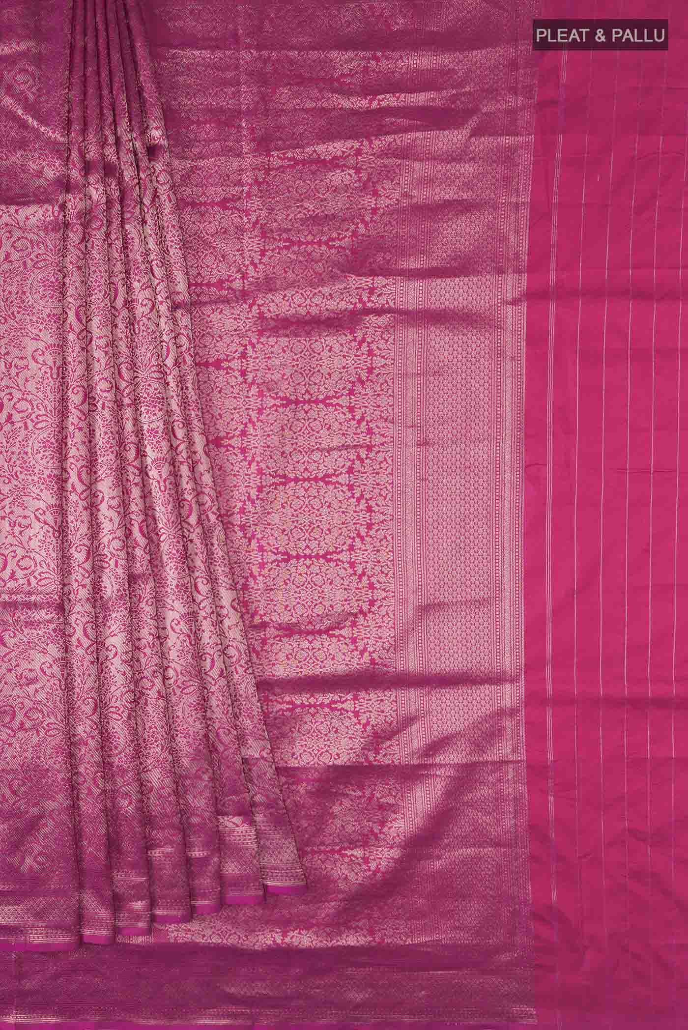 pleats pallu
