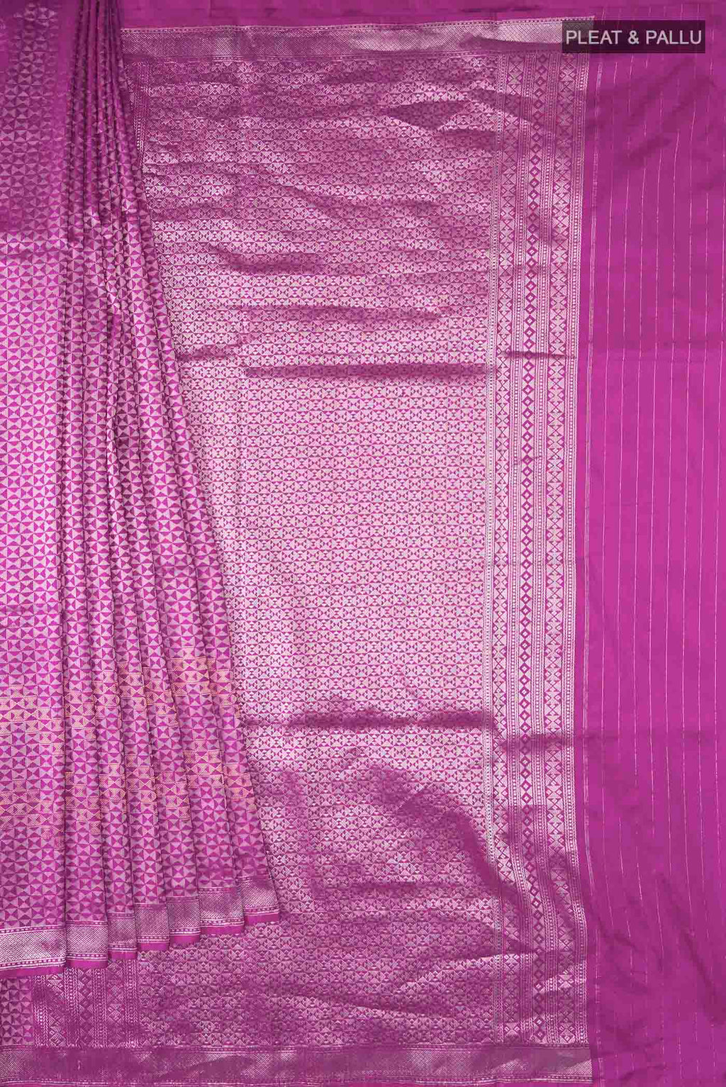 pleats pallu
