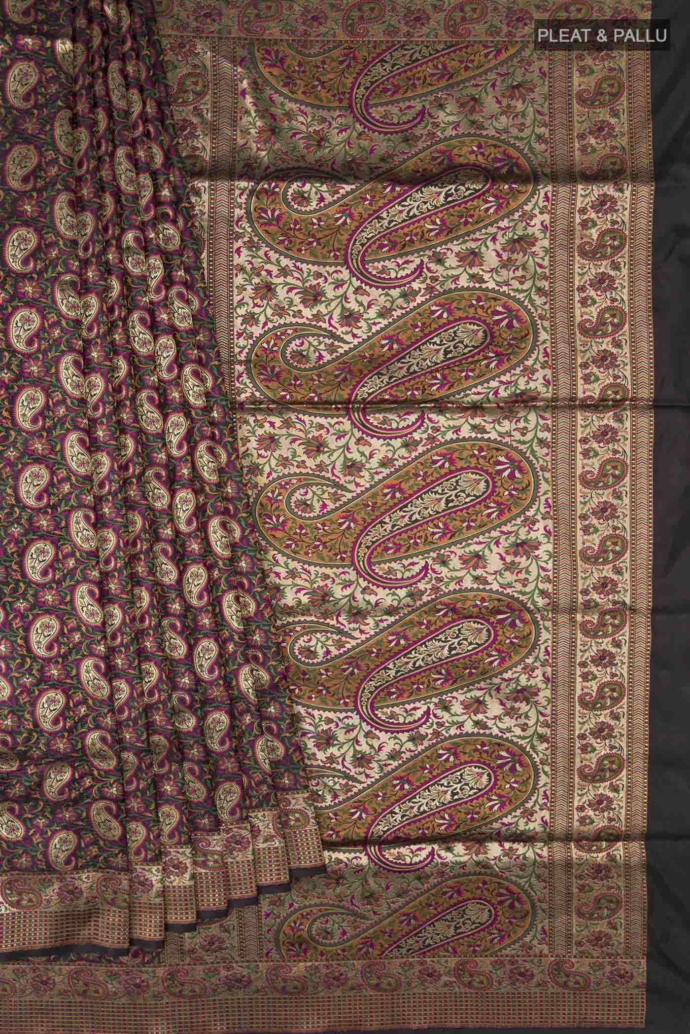 pleats pallu