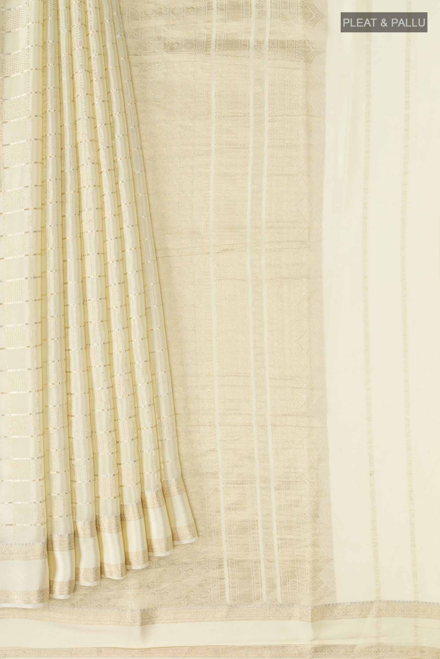 pleats pallu