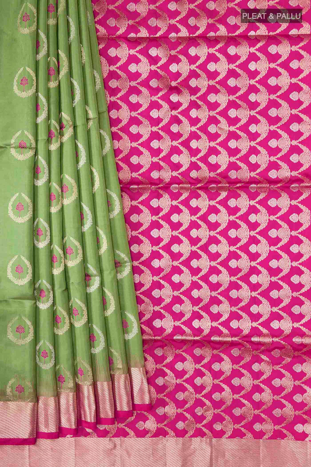 pleats pallu