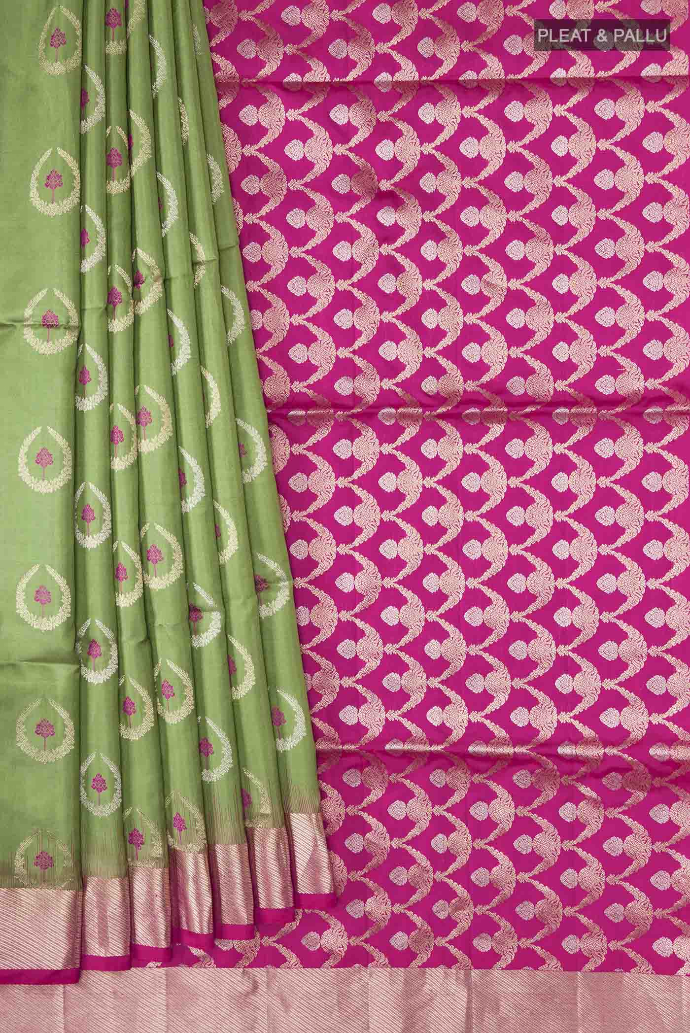 pleats pallu