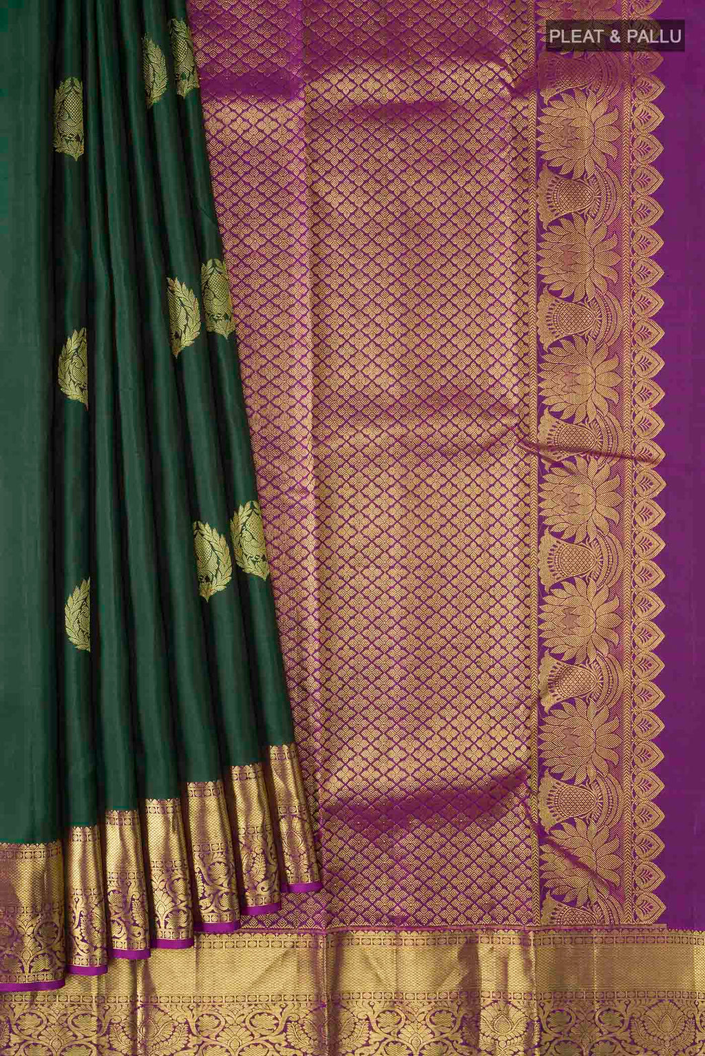 pleats pallu