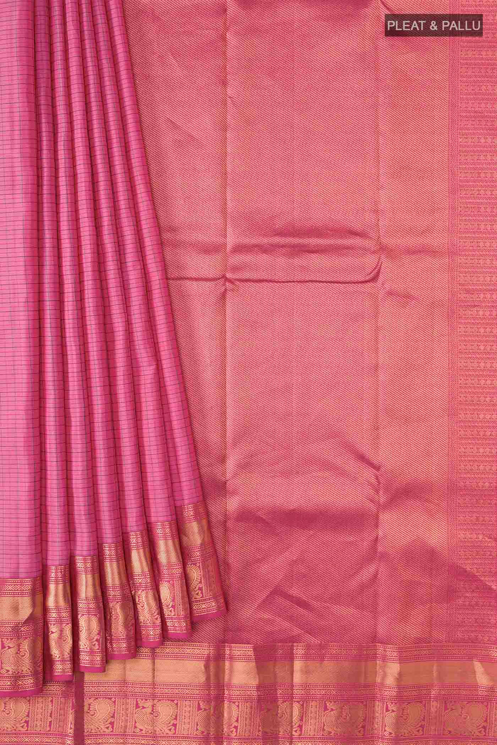 pleats pallu