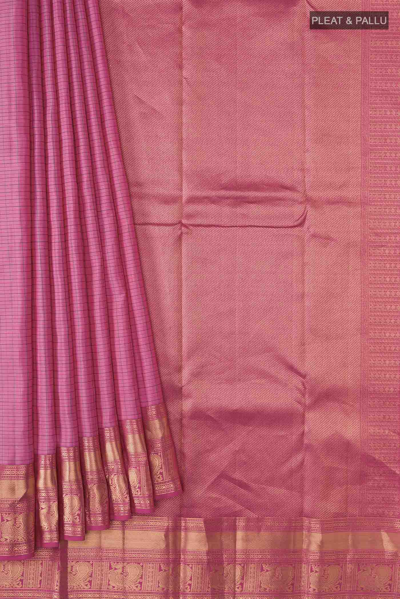 pleats pallu