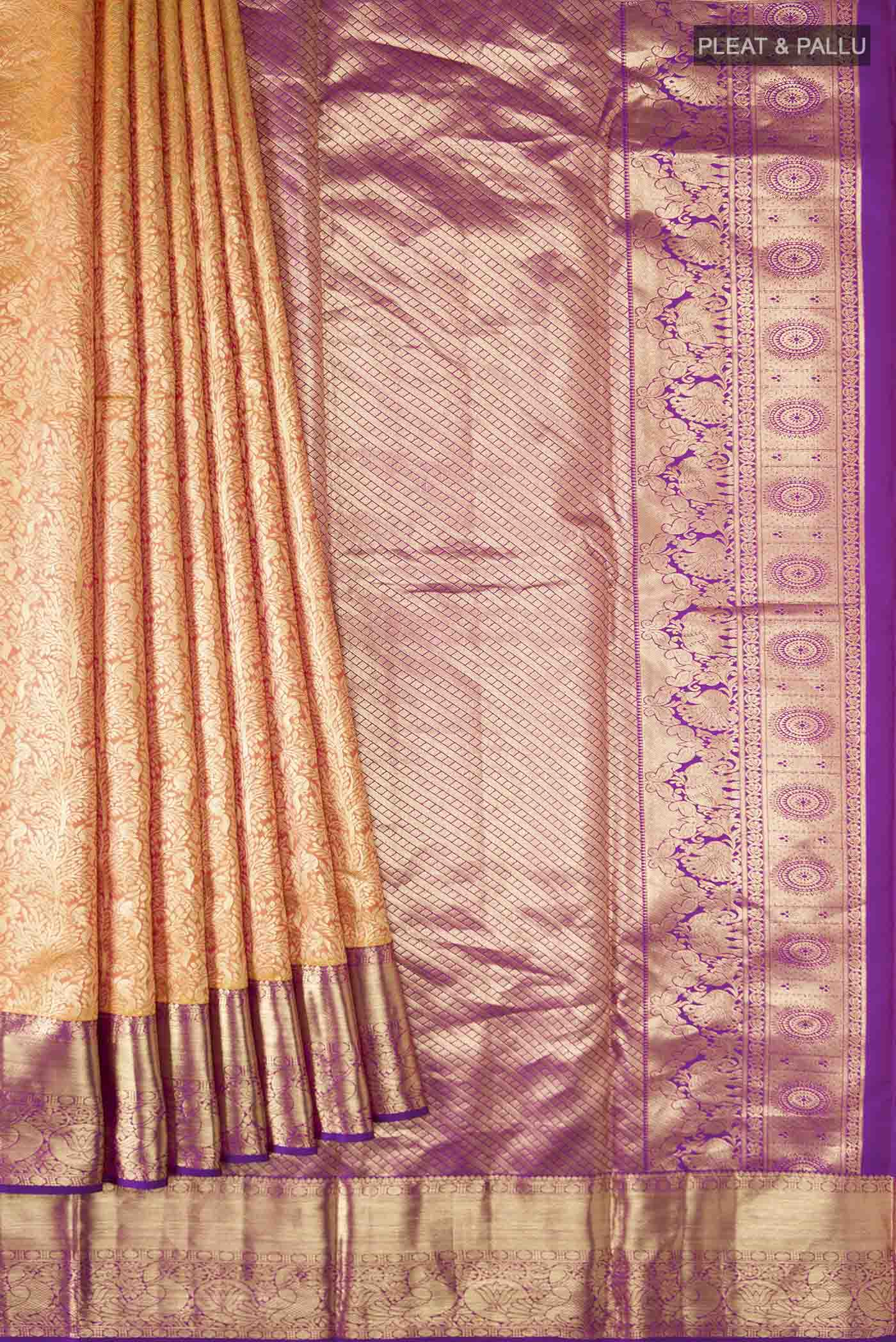 pleats pallu