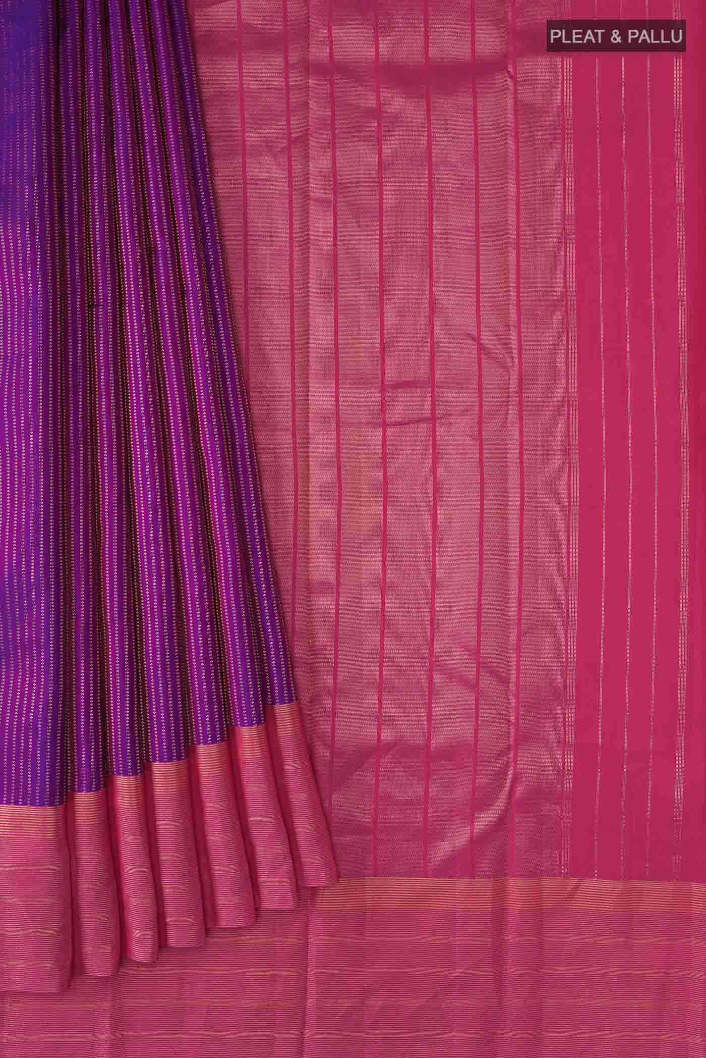 pleats pallu
