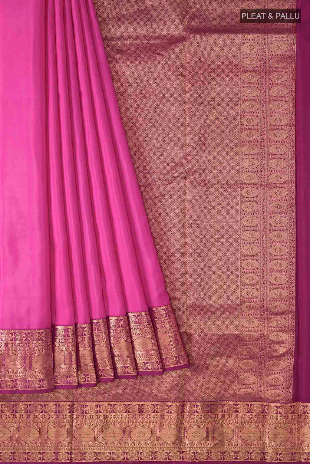 pleats pallu