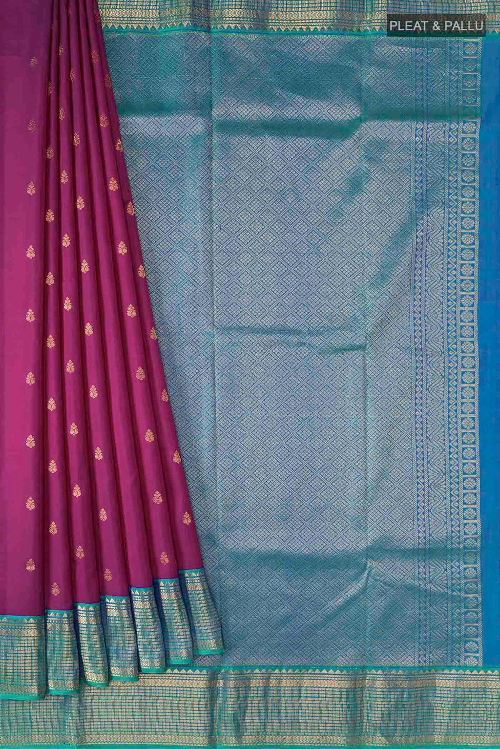 pleats pallu