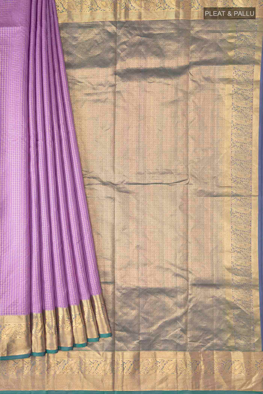 pleats pallu