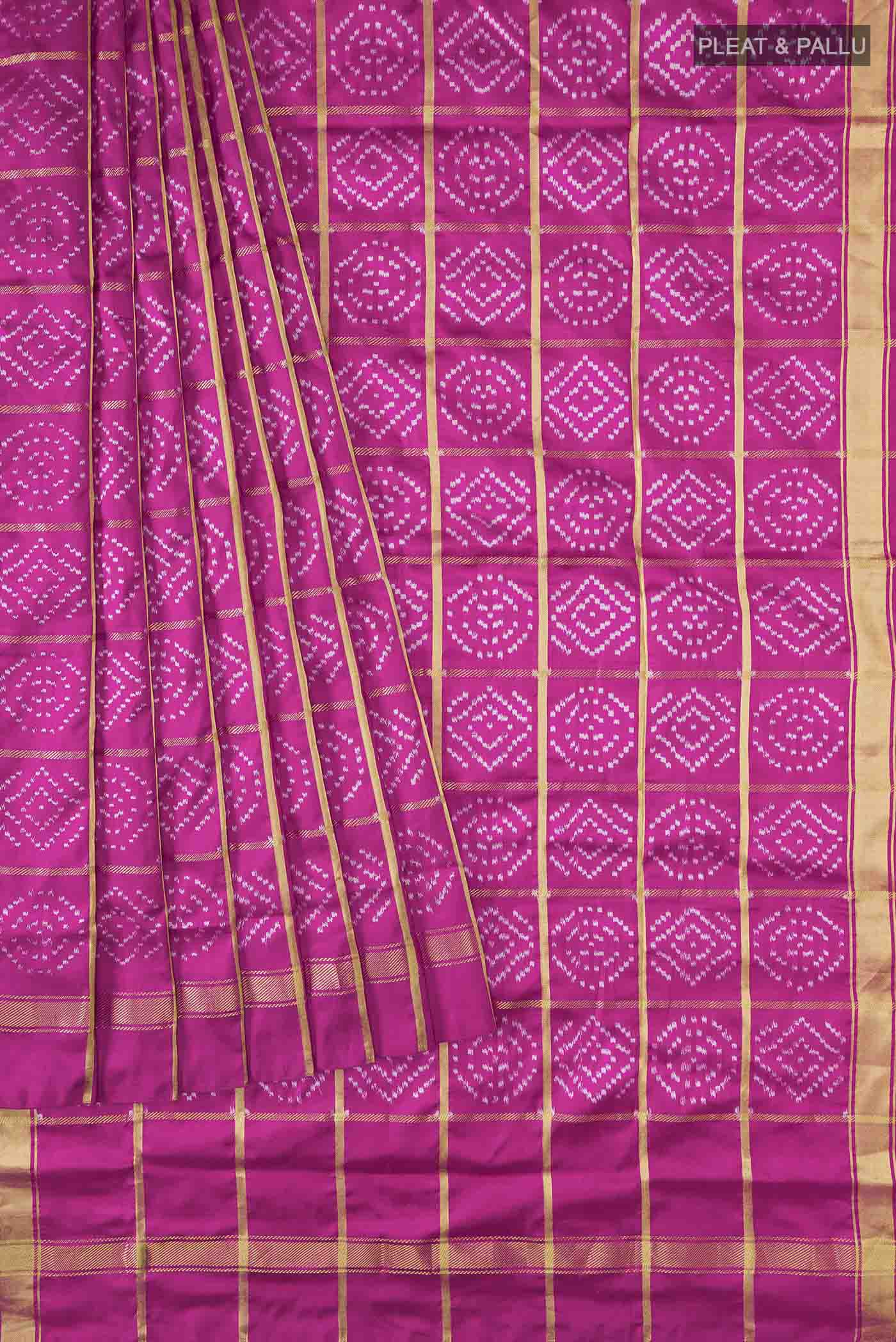pleats pallu